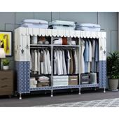 25MM加粗管铝合金接头衣柜简易布衣柜