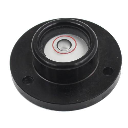 不锈钢铝合金迷你小型水平泡带底座圆形万向水平仪水准