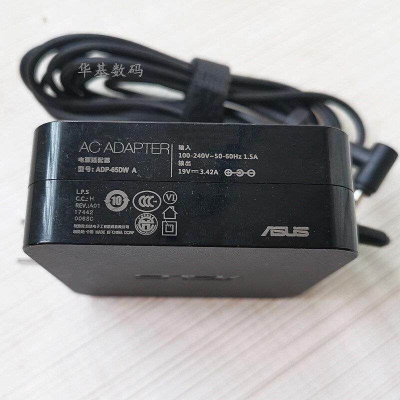 原装华硕笔记本X550C y581L充电器19V3.42A电脑电源配接器线 线W5