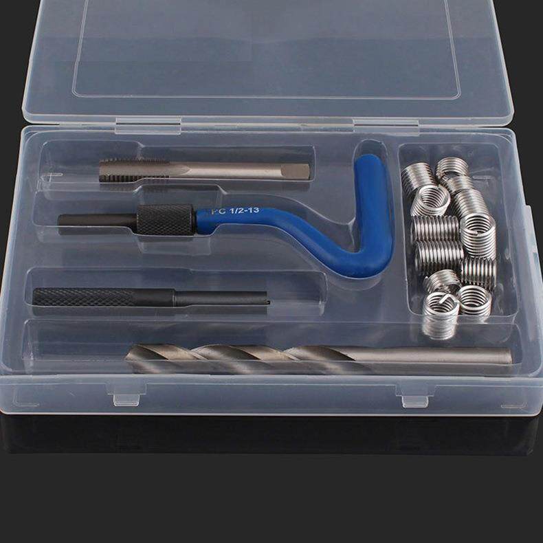 M3-M16 钢丝螺套/螺套丝攻螺套工具/卸套器/冲断器 牙套四件套装