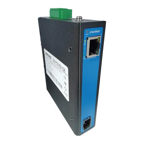 导轨式桌面式IP40户外工业级poe交换机2口千兆SFP交换机POE