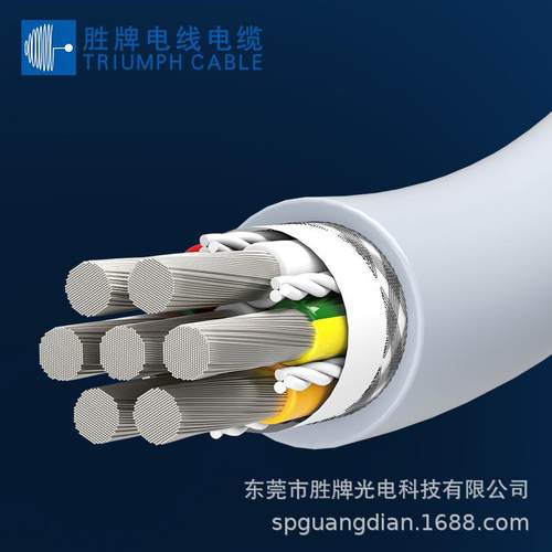 耐油耐磨伺服电机高柔拖链编织屏蔽2464-26A/6C芯线缆机械人手臂