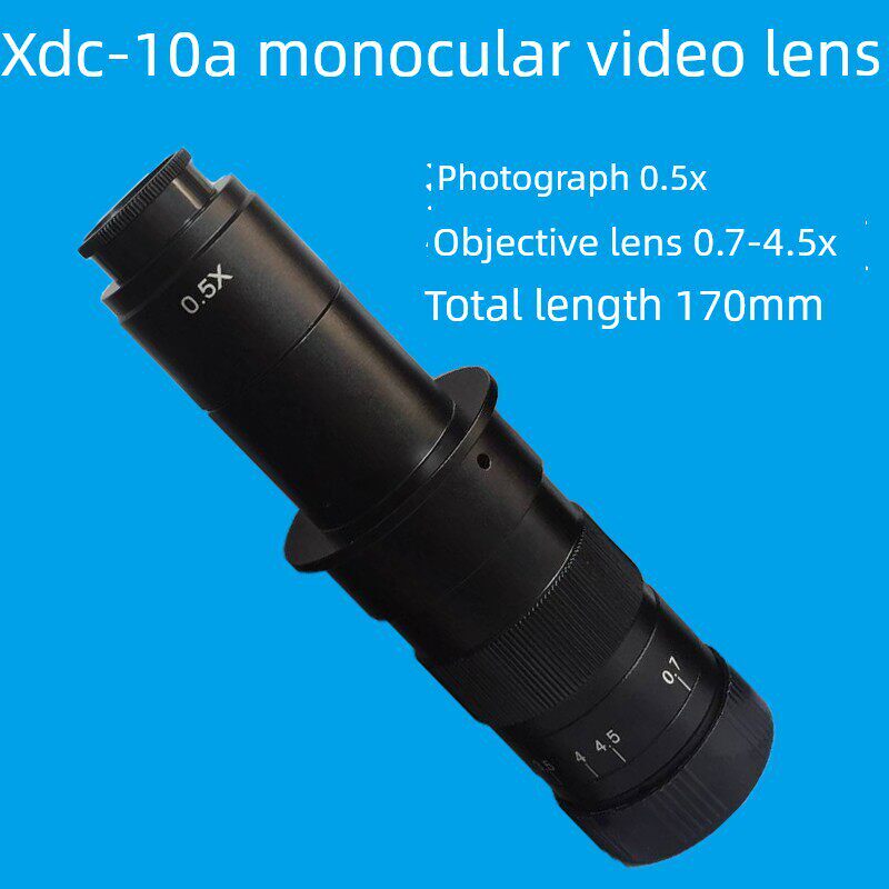 180X 倍光学镜头单筒工业显微镜数码CCD相机镜头10A镜头