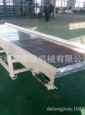 镀锌链板输送机热铸件风冷降温输送机PLC控制自动化流水线