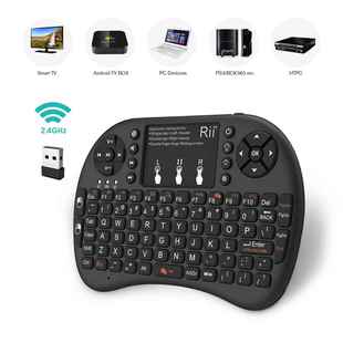 无线背光蓝牙键盘遥控电视安卓平板手机游戏鼠标套装 mini Rii