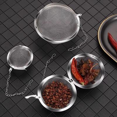304 Stainless Steel Seasoning Ball Filter, Tea Infuser, Perf