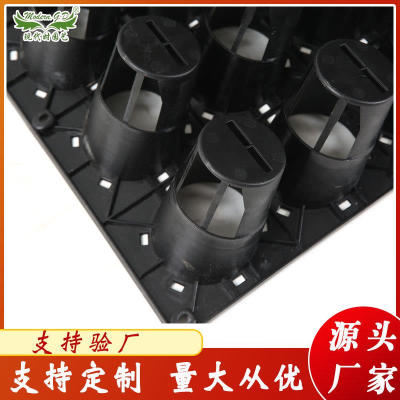 户外景观花墙工程植物墙垂直绿化花盆市政工程16孔墙面种植花箱