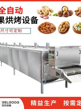 商用即时坚果烘烤机械干果果仁连续烘烤炉烘干机设备松子烘烤炉