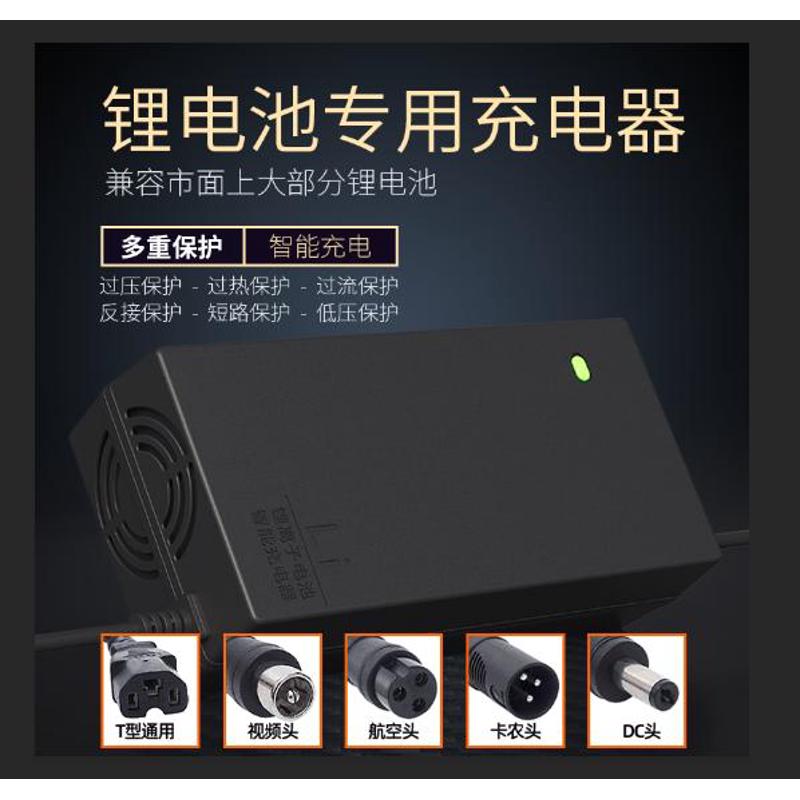 25.2V三元6串锂电池电瓶充电器25.2V2a8a10a快充大功率充电器锂电