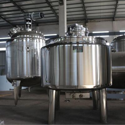 316L不锈钢配液罐蒸汽加热调配罐电加热无菌搅拌配液罐保温