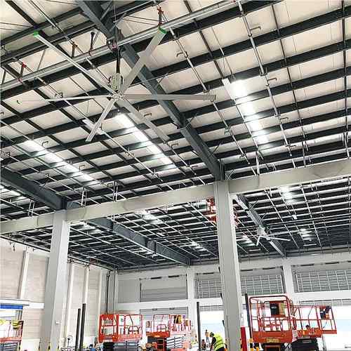 厂家工业大风扇德国电速机变频降控制间快通车风温 工业TRD大吊扇