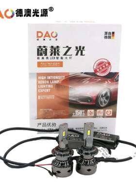 厂家新款超亮白光LED灯泡D2H汽车配件前照大灯D2 D4S通用d1d3