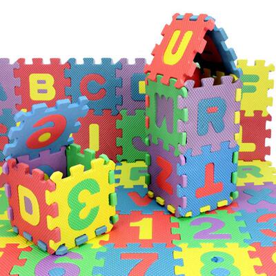 36Pcs/Set 6*6cm Kids Child Baby Puzzle Mat Play Mat Toys Eva