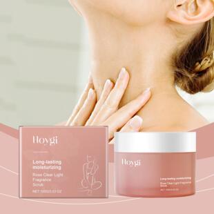 HOYGI Rose Scrub - Body Cleansing, Exfoliating, Nourishing,