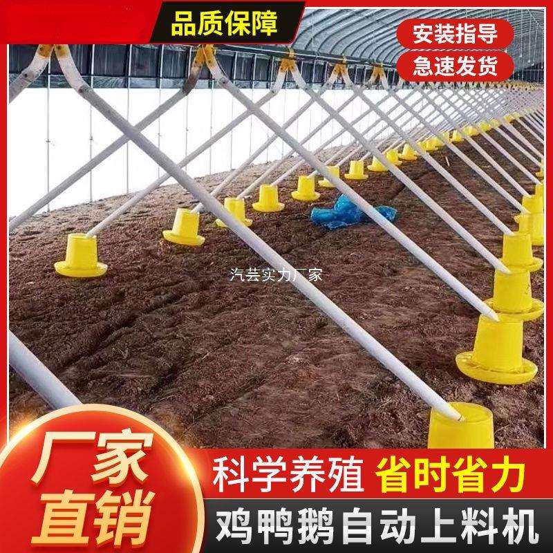 养鸡场自动喂料机养鸭自动喂料机投料机绞龙料线鸡鸭鹅用简易料线