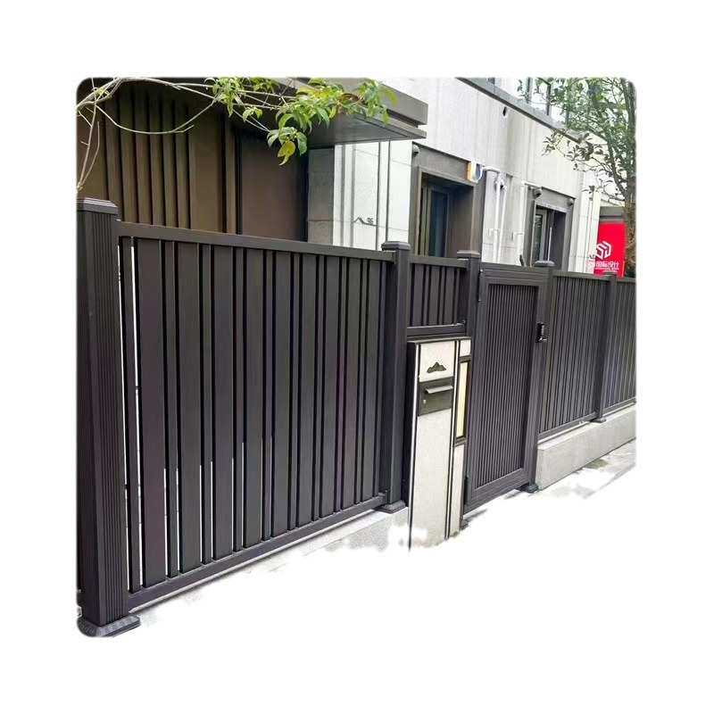 雨棚拼装设计整装围栏院门凉亭简约铝地板庭院栅栏围栏铝合金艺