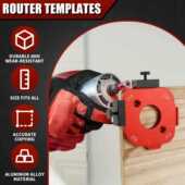 衣柜转角圆角模具修边机靠模工具电木铣刀木工圆角R角圆弧模