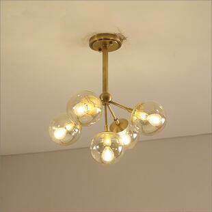 全铜后现代简约个性 创意魔豆客厅餐厅设计师样板房卧室吸顶灯 时尚