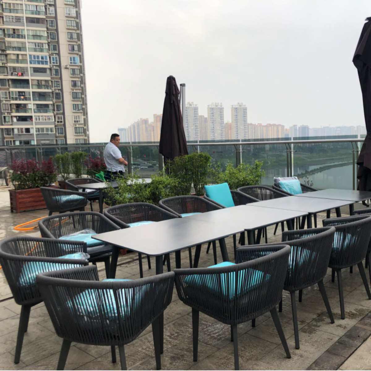 北欧户外桌椅庭院民宿休闲藤椅沙发组合别墅花园编藤露天餐厅桌椅,商业/办公家具,商用藤编家具,淘宝优惠券,粉丝福利购,淘宝优惠卷