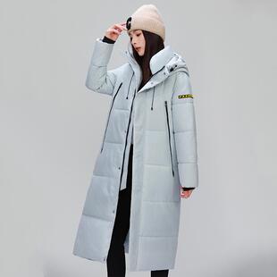 长过膝冬外套 619身瘦超大码 羽绒棉衣服女中长款 休闲加显厚大修41