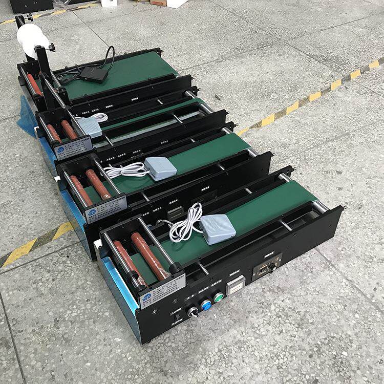 小型CNC铝件单面输送型贴膜机,WET170-25S单面覆膜机