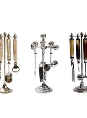 酒具开瓶器创意牛骨起瓶器样板间酒柜餐桌厨房吧台酒吧摆件装饰品