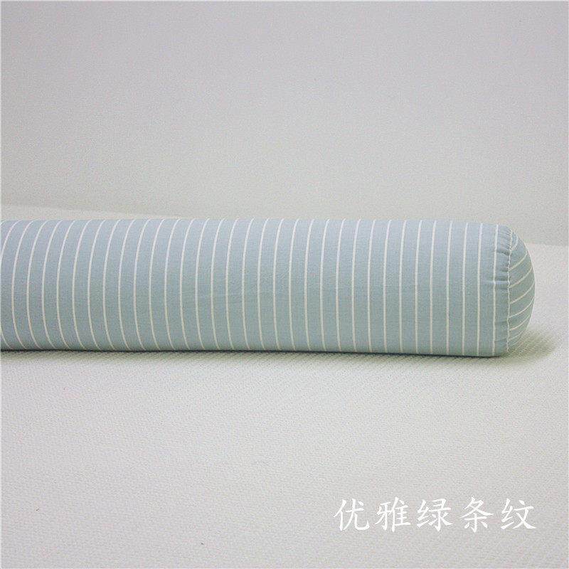 高档全棉水洗成人婴儿圆柱形枕睡觉抱头孕妇棉侧睡夹腿枕含芯长条
