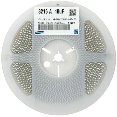 供应1206106K10UF10V16V25V50V100V精度10%贴片电容