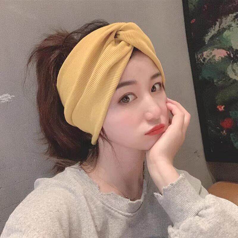 可爱月子帽护额头带产后春秋冬季薄款用品发带产妇防风头巾女