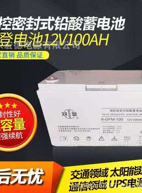 双登铅酸蓄电池 6-GFM-100/12V全系列24ah/38ah/65ah/100ah厂家直