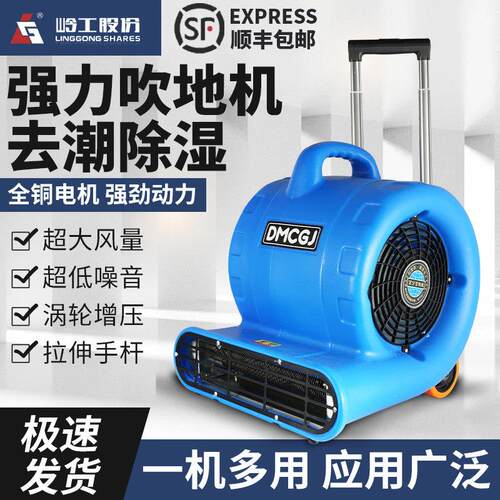 岭工吹地机大功率地面吹干机商用吹风机家用化妆室厕所地面强力