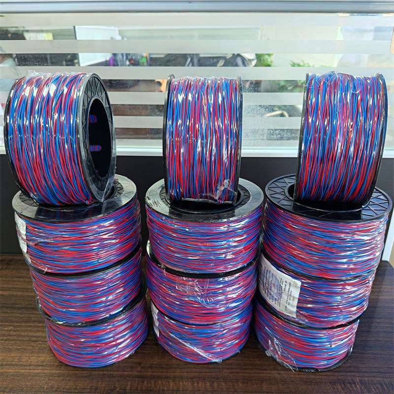 矿用数码管铜芯线0.62双股延长线煤矿隧道开采连接线电阻率低图片