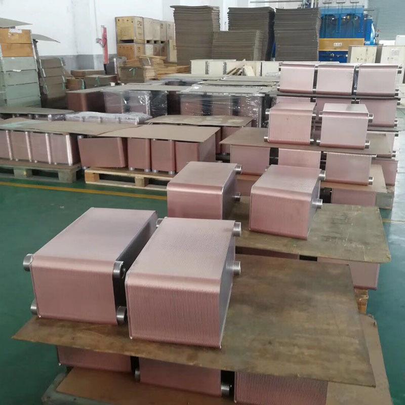 江苏远卓ZL200B-82D电池行业B不锈钢熔焊换热器 钎焊换热器