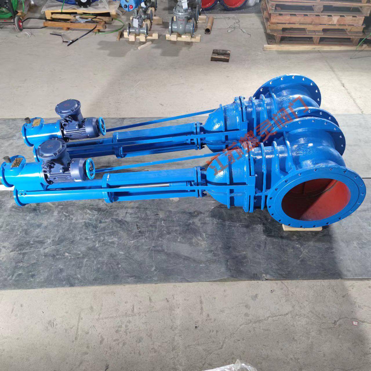 ZDYF-10 DN500矿用隔爆型手动电动液控闸阀 煤安隔爆型电液动闸阀