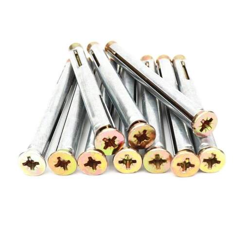 整箱发门窗十字沉头内置式膨胀螺栓平头内置式拉爆长孔铝合金断桥