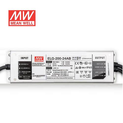 ELG-200-AB-3Y明纬LED调光电源12AB/24AB/36AB/42AB/48AB/54AB
