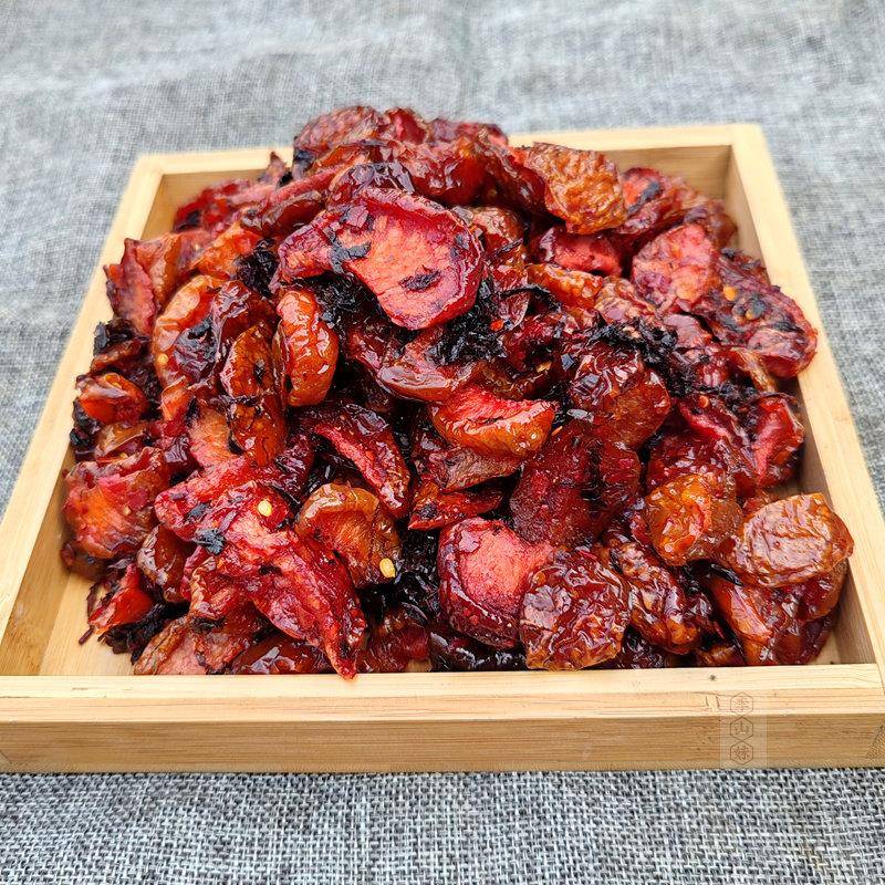 辣味紫苏李子皮布朗李干红肉李山妹湖南浏阳特产手工酸甜盐果子