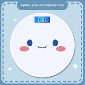 卡通人体秤耐用小型家用体重秤可爱 肉桂狗女孩宿舍特殊称重数字