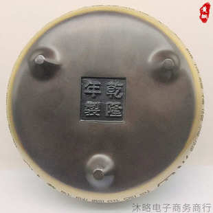 饰用品工艺品礼品桌面摆件办公室家用 黄铜烟灰缸百福缸摆件家居装