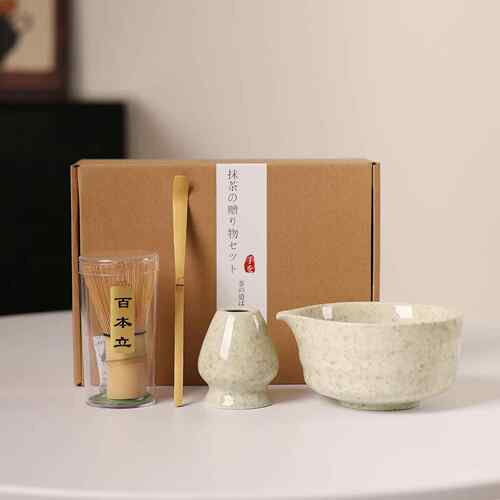 抹茶碗茶筅百本立抹茶刷打沫茶工具立宋代点茶具茶道礼Matcha set