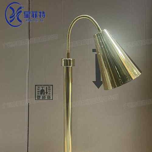 ZXO食加菲特新款金色商用物保温星灯薯条鸡翅热灯酒店自助餐烤灯