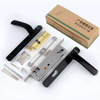 断桥铝门锁铝合金门锁平开门锁双面执手锁8535锁具8520/8525/8530