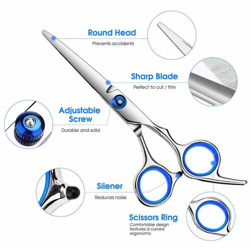 Hair Cutting Scissors Kits Hairdressing Shears Set Thinning