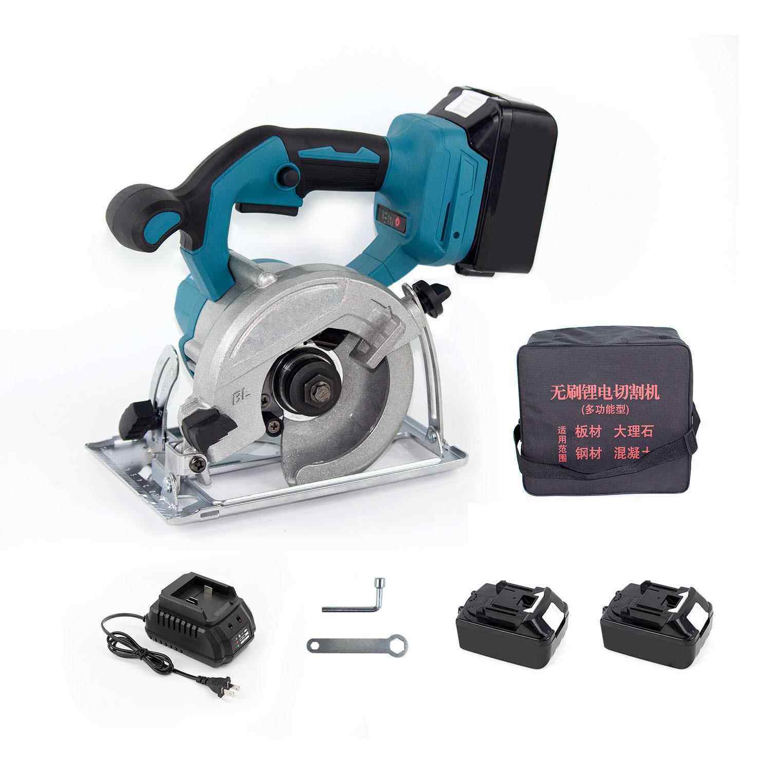 牧田款无刷125MM工业级锂电切割机家用大功率电圆锯木工单手锯