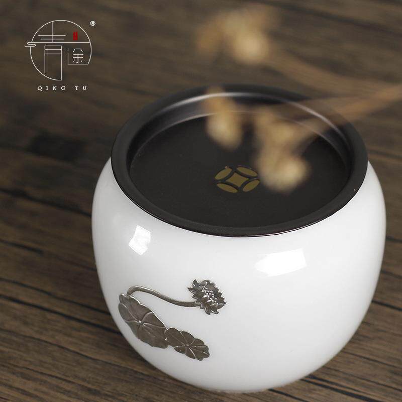 新款直销白瓷茶渣缸建水茶钵家用茶洗带盖过滤陶瓷渣斗水盂桶杯洗