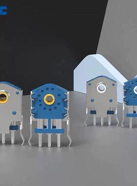 TTC新款防尘金轮银轮编码器7 8 9 10 11 12 13 14 15 16mm滚轮