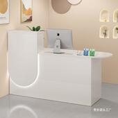 轻吧台收银店店铺小型台00简易超市服装 奢感院饭店前台柜台