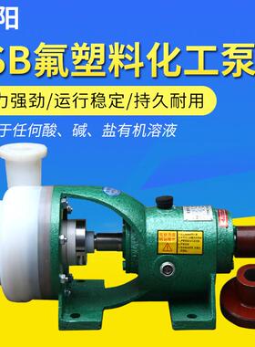 FSB氟合金塑料化工压头耐酸碱耐腐蚀抽酸泵高分子工程塑料离心泵