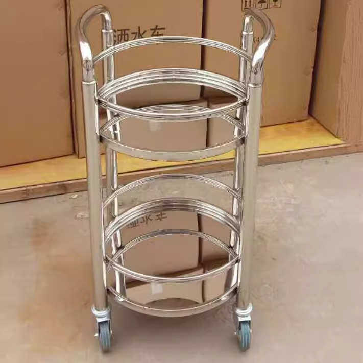 移动送酒水做车手酒水车可不锈钢酒店车车餐车酒水服务推车圆形,商业/办公家具,工具车,淘宝优惠券,粉丝福利购,淘宝优惠卷