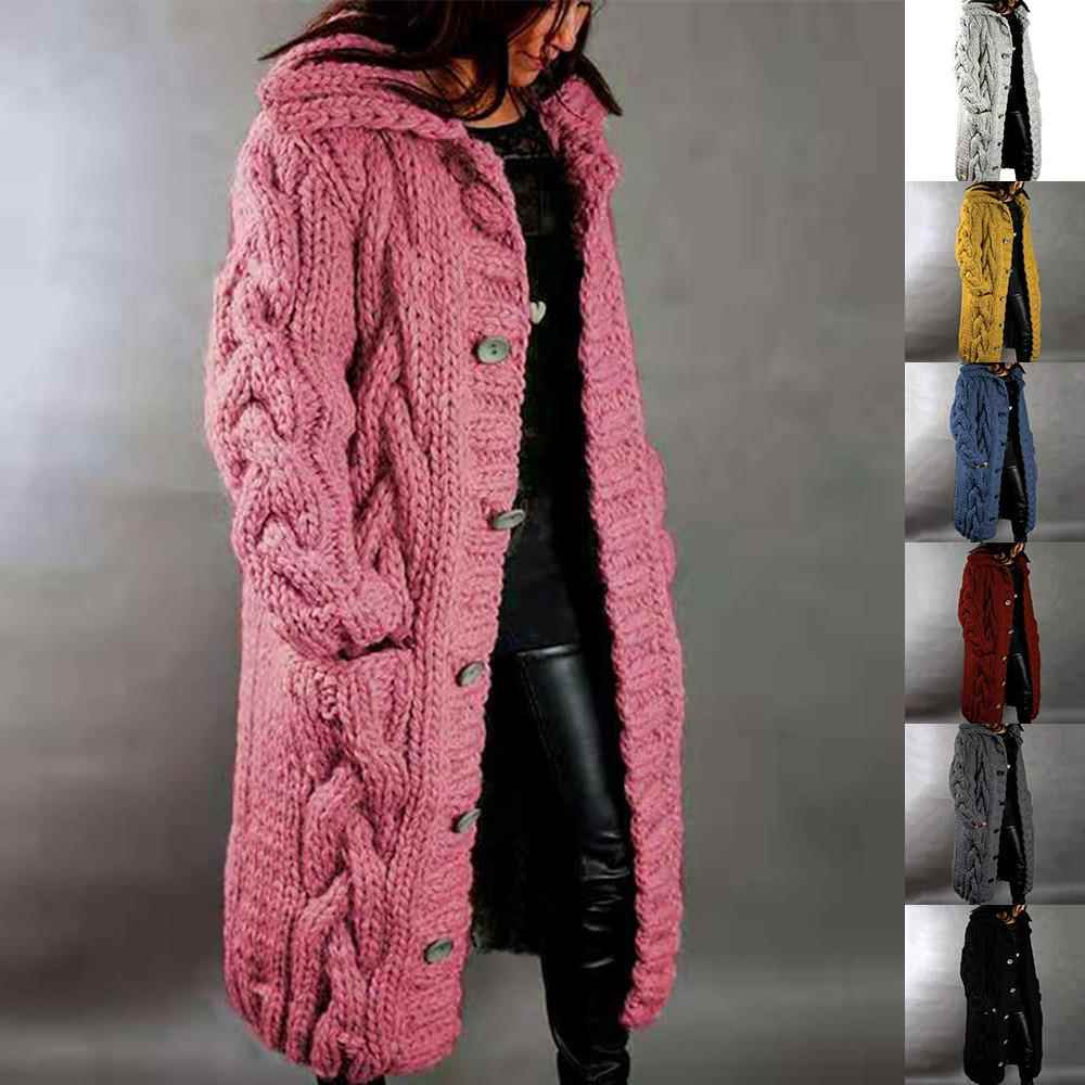 Womens cardigan loose large size sweater coat long open